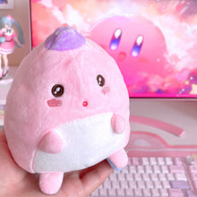 Load image into Gallery viewer, BelugaDesign Dinosaur Plush | Pink Blue Reversible Dino Plushie