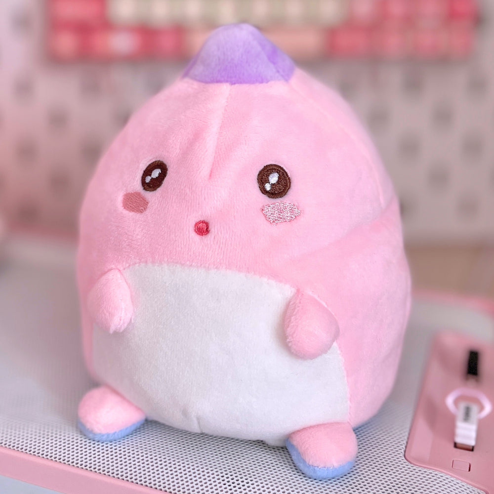 Load image into Gallery viewer, BelugaDesign Dinosaur Plush | Pink Blue Reversible Dino Plushie