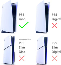 Load image into Gallery viewer, Game Over PS5 Skin - Retro Black Vinyl Sticker for Sony Playstation 5