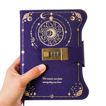 Load image into Gallery viewer, Purple Lock Journal | Password Diary with 3-Digit Combination Lock