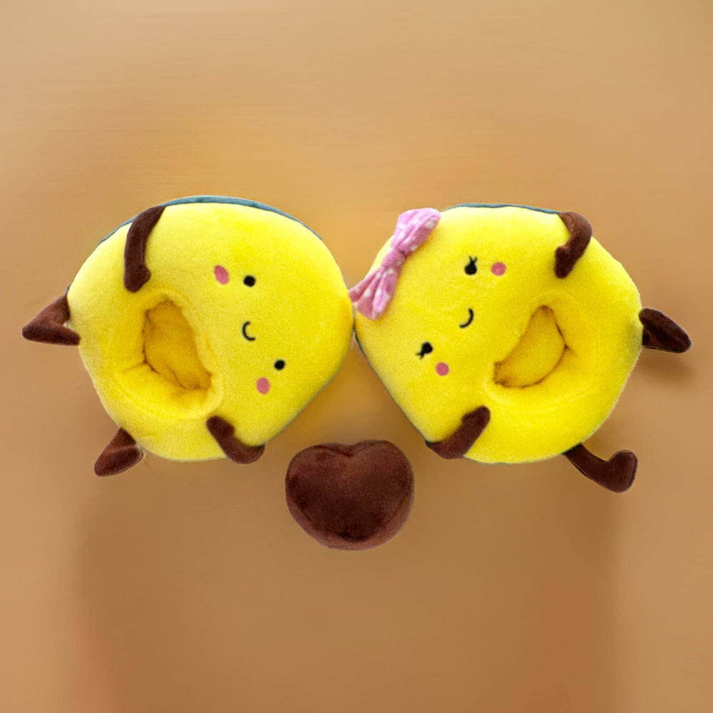 Load image into Gallery viewer, Avocado Plush | Reversible Green Brown Kawaii Plushie