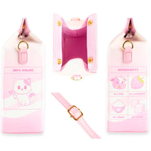 Load image into Gallery viewer, Strawberry Milk Cat Purse | Pink Kawaii Anime Crossbody Bag