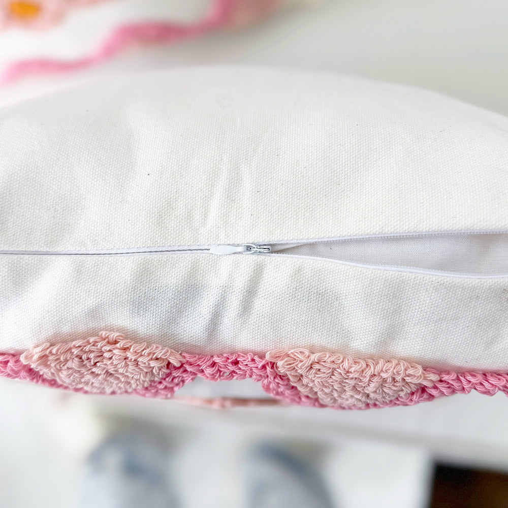 Load image into Gallery viewer, Pink Boho Throw Pillow Covers โ 2 Pack