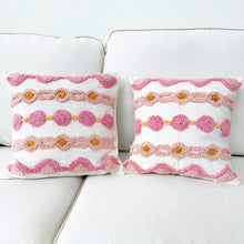 Load image into Gallery viewer, Pink Boho Throw Pillow Covers โ 2 Pack