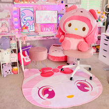 Load and play video in Gallery viewer, Hello Melody Anime Rug - Cute Kawaii Kitty Carpet