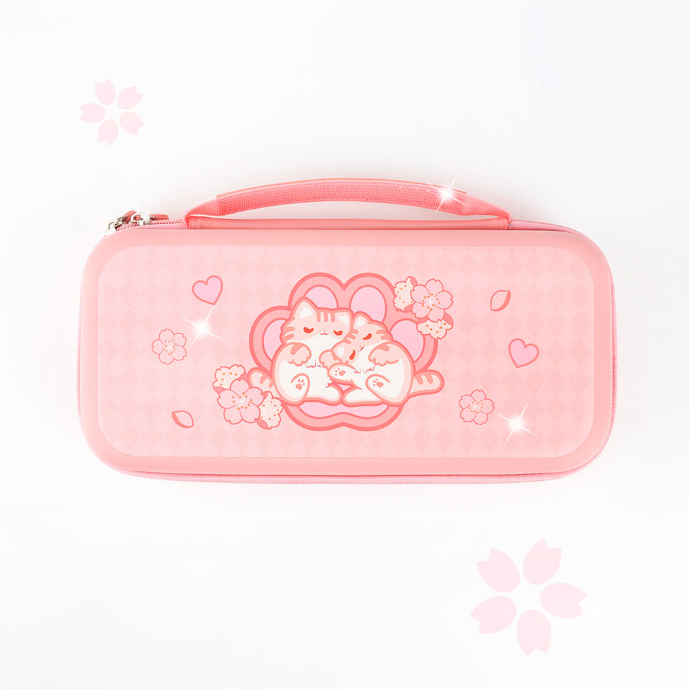 Load image into Gallery viewer, Sakura Cat Bundle for Nintendo Switch 2 | Kawaii Pink Anime Switch 2 Accessories
