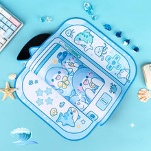 Load image into Gallery viewer, Shark Desk Pad - Cute Blue Ocean Mousepad