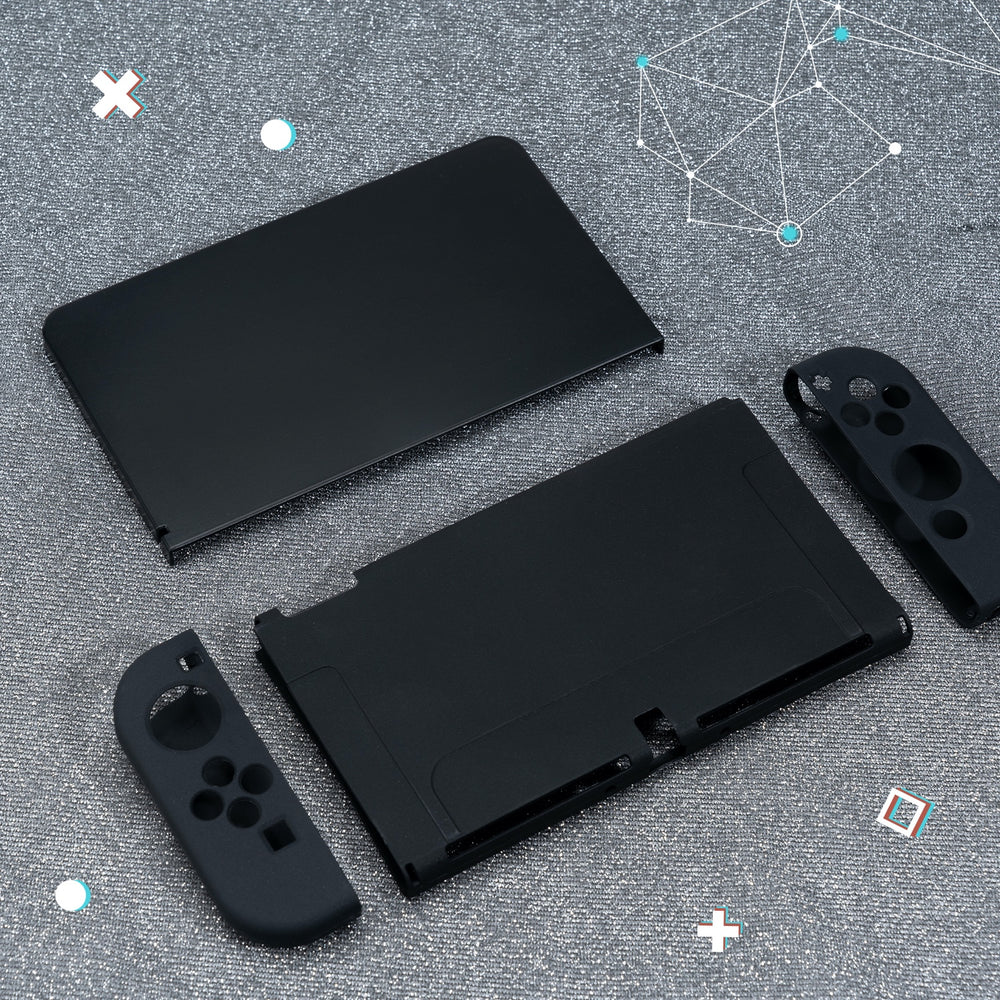 Load image into Gallery viewer, Black Case + Dock Cover Bundle - Nintendo Switch OLED