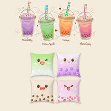 Load image into Gallery viewer, Boba Pillow Case - Cute Anime Throw Covers
