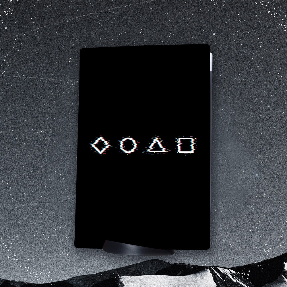 Load image into Gallery viewer, Game Over PS5 Skin - Retro Black Vinyl Sticker for Sony Playstation 5