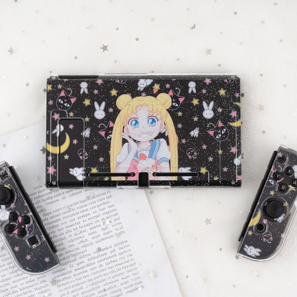 Load image into Gallery viewer, Glitter Case | Clear Shell Nintendo Switch Standard, Lite, OLED