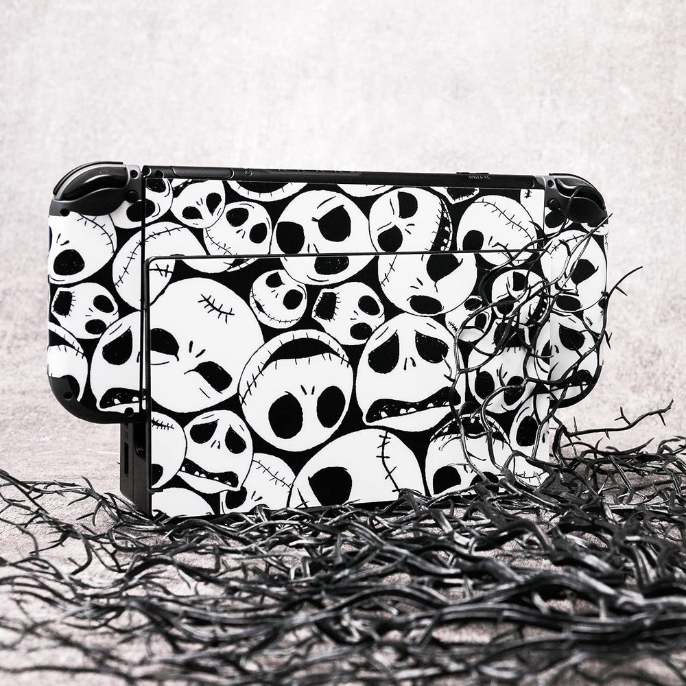 Load image into Gallery viewer, Skulls Switch Skin - Gothic Nintendo Switch Lite OLED Wrap