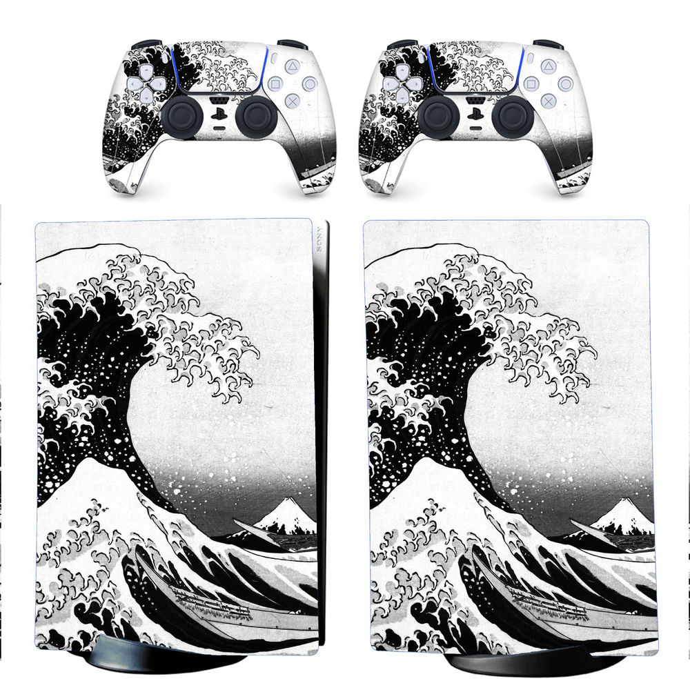 Load image into Gallery viewer, PS5 Wave Japanese Skin - Vinyl Wrap Sticker Playstation 5