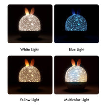 Load image into Gallery viewer, Bunny Night Light - Cute Kawaii Soft Projector