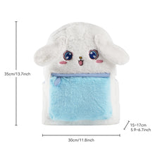 Load image into Gallery viewer, Cinnamoroll Backpack - Anime Blue White Fluffy Bag