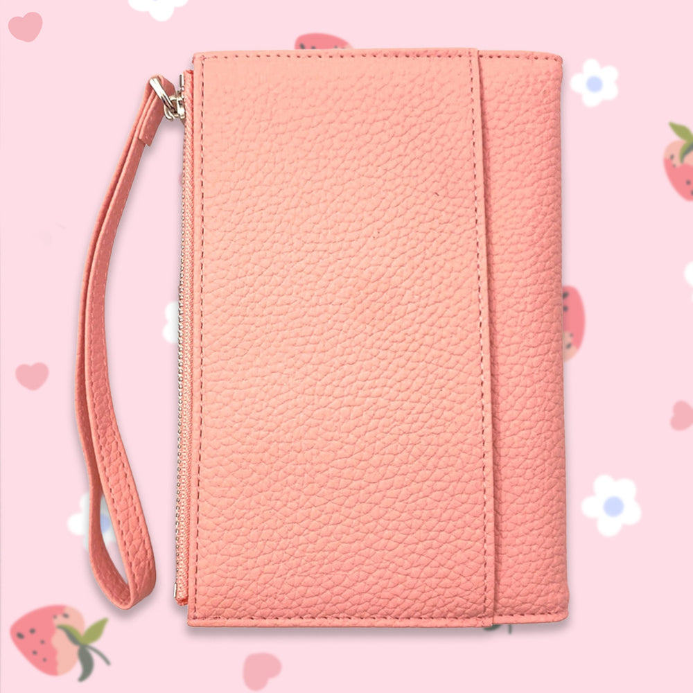 Load image into Gallery viewer, Strawberry Passport Cover | Cute Kawaii Pink Leather Travel Case
