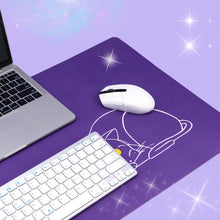 Load image into Gallery viewer, Sailor Moon Desk Pad - Large Pink Purple Cat Luna Mat Mousepad