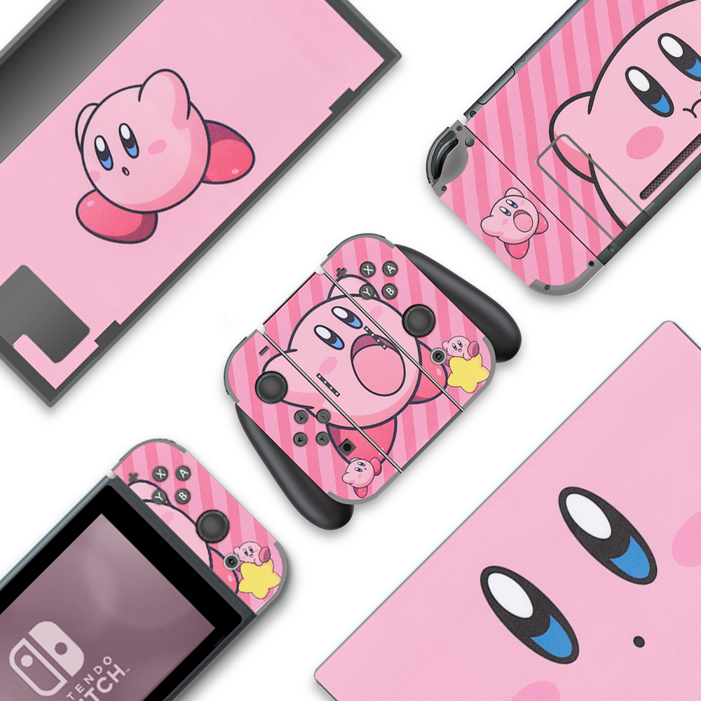 Kirby Skin | Pink Anime Nintendo Switch Lite OLED Wrap