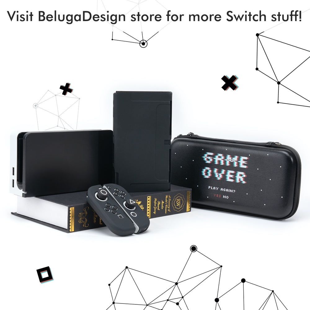 Load image into Gallery viewer, Black Case + Dock Cover Bundle - Nintendo Switch OLED