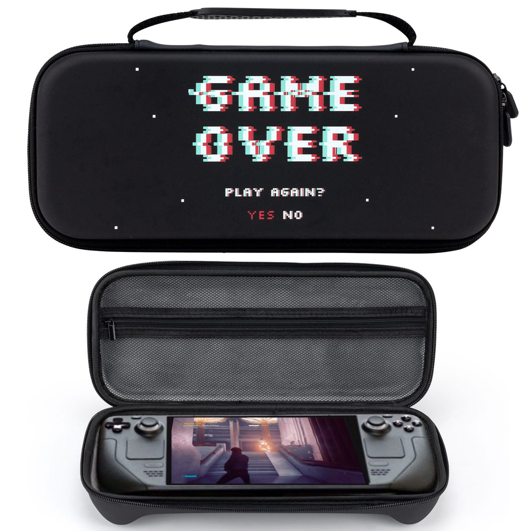 Game Over Steam Deck Protective Travel Carrying Case