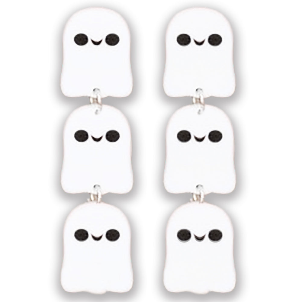 Load image into Gallery viewer, Ghost Earrings – Halloween Cute Gothic Jewelry
