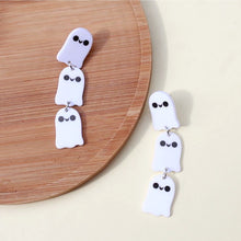 Load image into Gallery viewer, Ghost Earrings – Halloween Cute Gothic Jewelry
