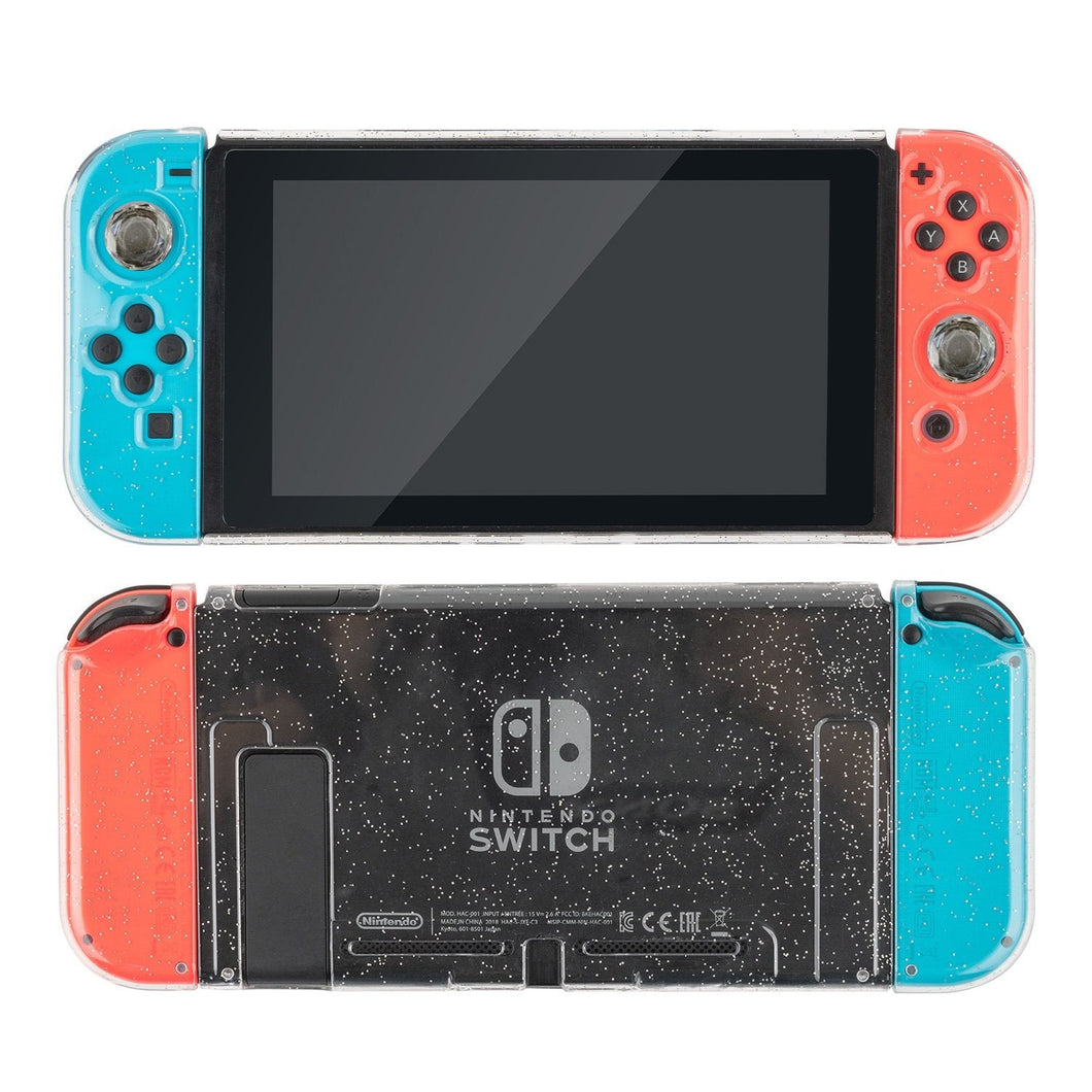 Glitter Case - Clear Shell Nintendo Switch Standard, Lite, OLED