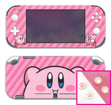 Load image into Gallery viewer, Kirby Skin - Pink Anime Nintendo Switch Lite OLED Wrap
