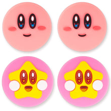 Load image into Gallery viewer, Kirby Thumb Grips - Cute Pink Anime Button Caps for Nintendo Switch Standard OLED Lite