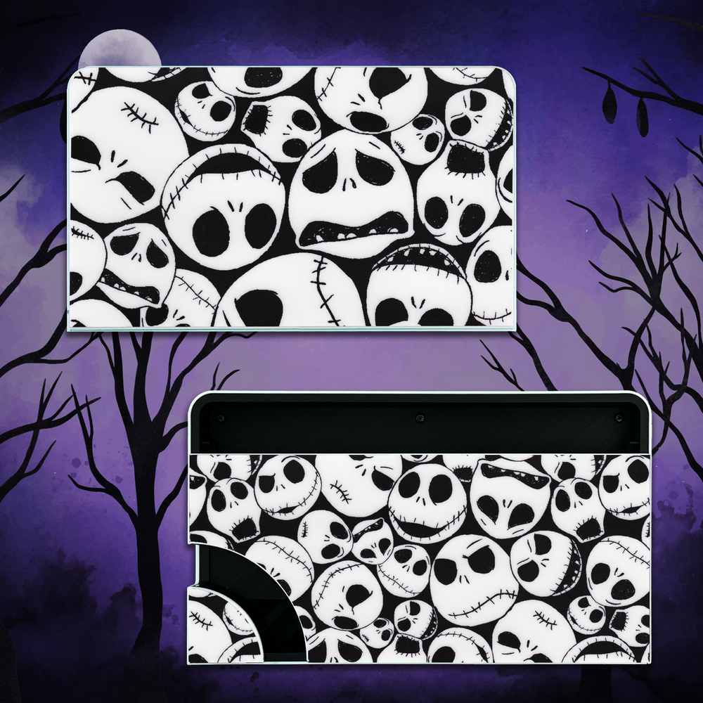 Load image into Gallery viewer, Skulls Switch Skin - Gothic Nintendo Switch Lite OLED Wrap
