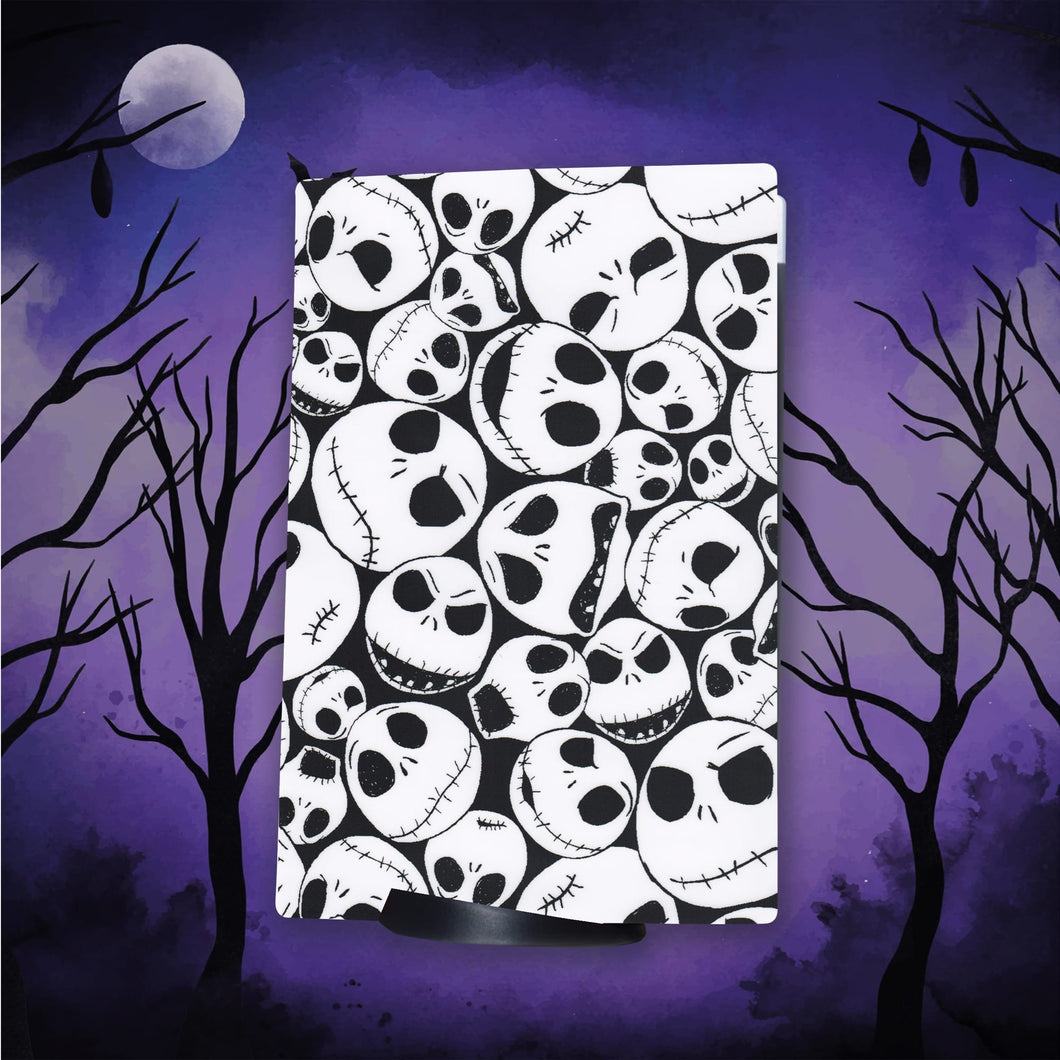 Skull PS5 Skin | Halloween Gothic Vinyl Cover Wrap Sticker