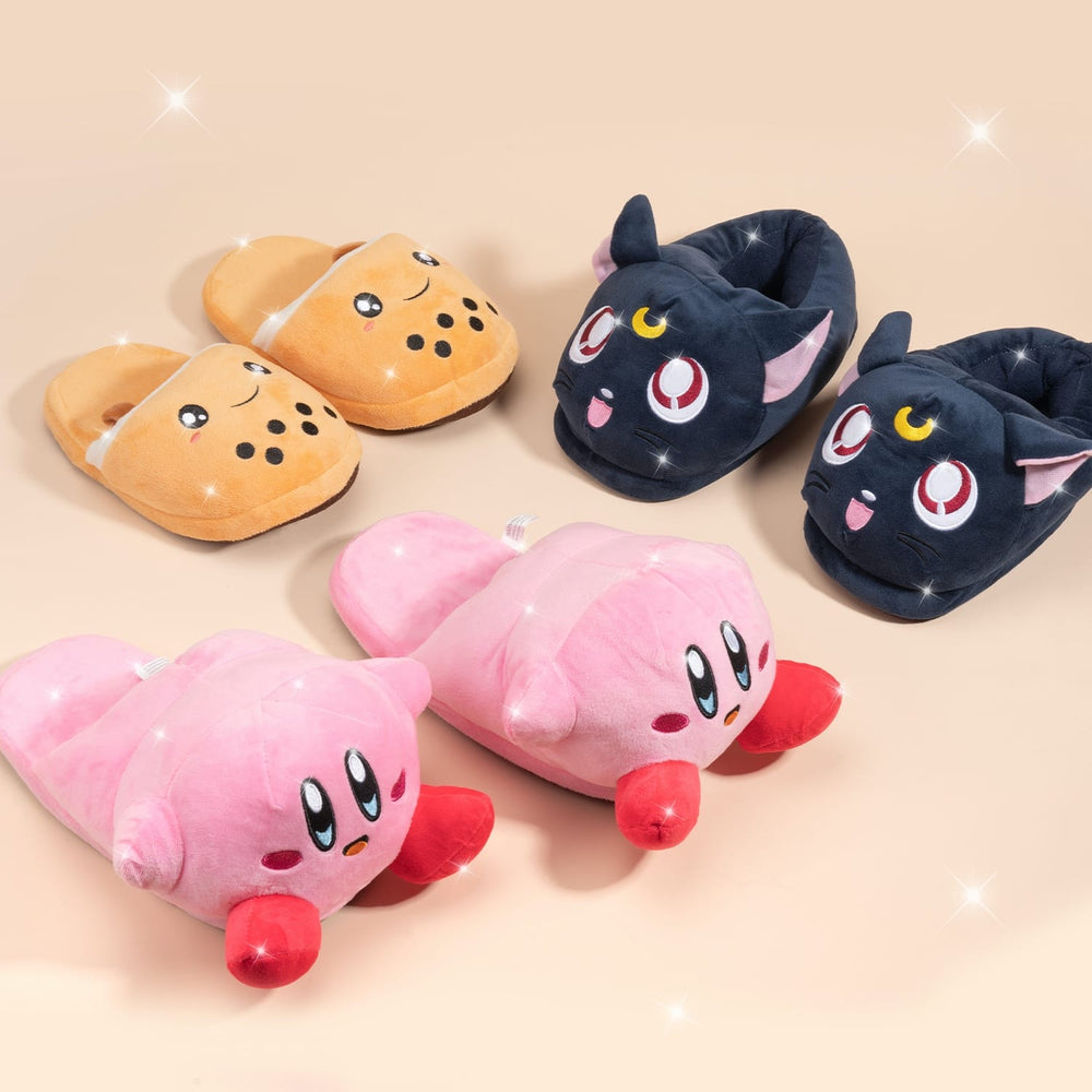 Load image into Gallery viewer, Boba Womens Slippers - Cute Anime Kawaii Bubble Tea
