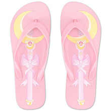 Load image into Gallery viewer, Sailor Moon Flip Flop Sandals - Women&#39;s Medium
